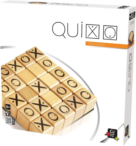 Vista 2 de Quixo Juego de mesa de estrategia abstracta de madera para niños y adultos favorito de la noche de juego familiar Rompecabezas competitivo