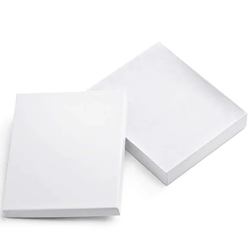 Vista 11 de MESHA 52 cajas de joyería de cartón, 3.5 x 3.5 x 1 pulgadas, caja de regalo de algodón con tapa, cajas de joyería para pequeñas empresas, embalaje
