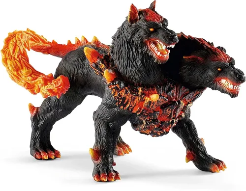 Vista 4 de Schleich Eldrador Creatures - Juego de 5 criaturas de fantasía - Lobo de hielo, sabueso de lava, bestia de roca y espada - Figuras de monstruos