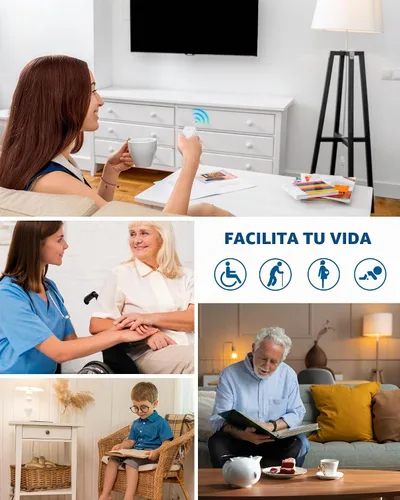 Vista 8 de DEWENWILS - Enchufe de luz inalámbrico con control remoto con interruptor, no necesita cableado
