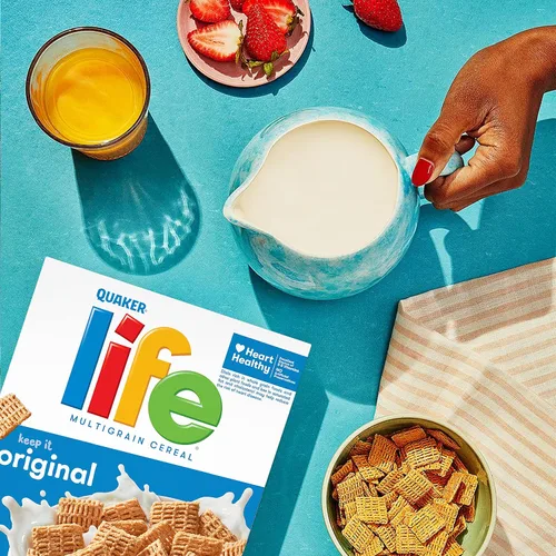 Vista 5 de Quaker Life Breakfast Cereal, Original, 13oz Boxes (3 Pack)