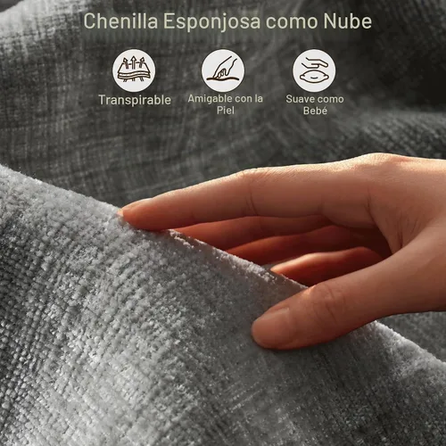Vista 7 de ovios Sofá modular Cloud de 108 pulgadas con 2 otomanas, sofá en forma de U de 5 plazas, cómodos sofás de felpilla con 5 almohadas para sala de Gris