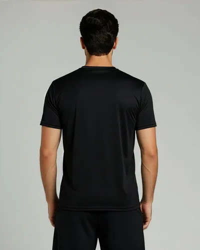 Vista 6 de Real Essentials Paquete de 4 camiseta deportiva de manga corta Dry-Fit para hombre (disponible en tallas grandes y altas)