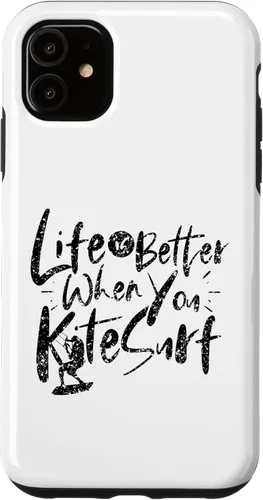 Vista 5 de iPhone 15 Life Is Better When You Kitesurf Kitesurfer Kitesurfing Case
