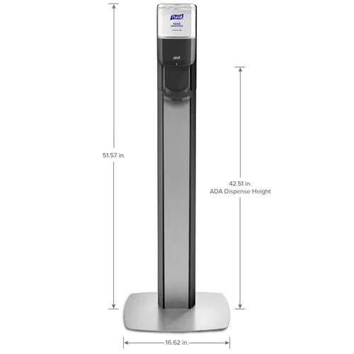 Vista 3 de PURELL MESSENGER 7316-DS-SLV - Soporte de suelo con dispensador automático ES6, grafito (paquete de 1)