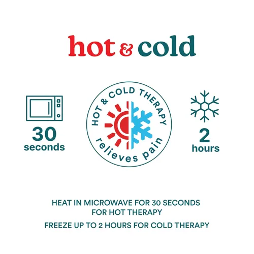 Vista 4 de Homedics Tobillera de gel para alivio de calor y frío, terapia de calor o hielo para tobillos y talones adoloridos, tela elástica suave al tacto