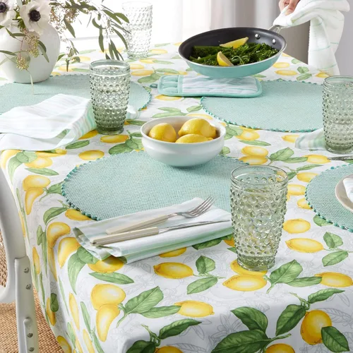 Vista 10 de Martha Stewart Modern Waffle - Juego de 6 toallas de cocina de punto gofre, color azul aguamarina, 16 x 28 pulgadas