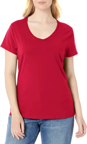 Vista 8 de Hanes Women's Nano Premium Cotton V-Neck T-Shirt Pack