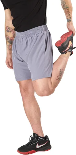 Vista 3 de Ultra Performance Pantalones cortos de entrenamiento para hombre, paquete de 4 pantalones cortos deportivos de secado rápido para hombre