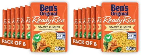 Vista 21 de BEN'S ORIGINAL Arroz Basmati Listo, Guarnición Fácil, Bolsa de 8.5 oz (Paquete de 6)
