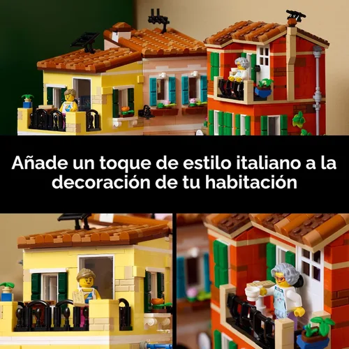 Vista 6 de LEGO Ideas Italian Riviera - Juego de construcción para adultos – Decoración para el hogar y la oficina para hombres y mujeres a partir de 18 años