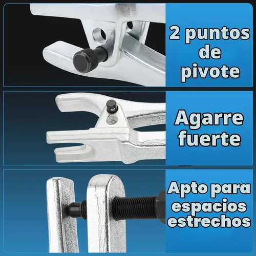 Vista 8 de 8MILELAKE Juego de herramientas de servicio frontal de 5 en 1, separador de juntas de bola, extractor de brazo Pitman de servicio pesado, removedor