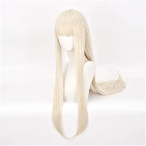 Vista 2 de Koswiggle Pelucas Cosplay Anime Kakegurui Yomoduki Runa Beige Oro