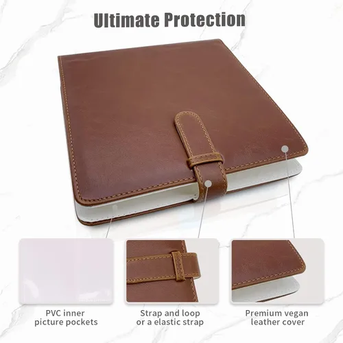Vista 9 de Phetium Funda protectora compatible con Fujifilm Instax Mini EVO Hybrid Instant Camera-Bolsa de piel sintética con correa ajustable para el hombro