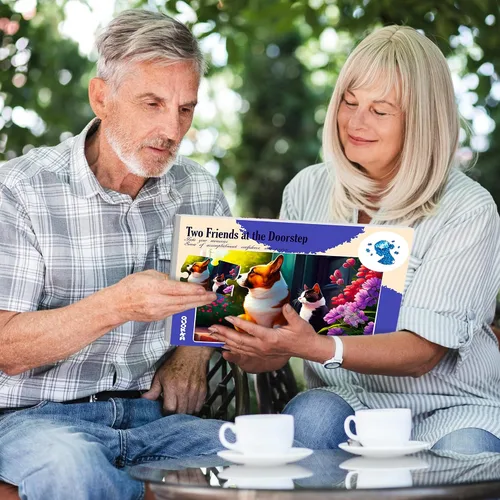 Vista 6 de QUOKKA 100 piezas de actividades de demencia para adultos – 3 juegos de rompecabezas de demencia para ancianos – Productos de regalo de piezas gatos