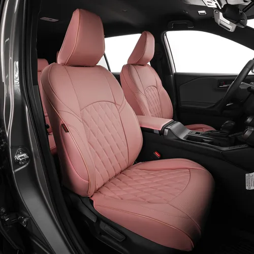 Vista 9 de EKR - Juego completo de fundas de asiento de cuero para automóvil de ajuste personalizado (color negro)