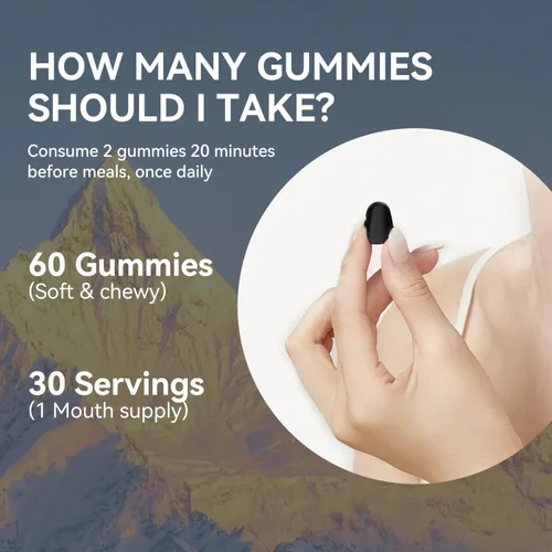 Vista 4 de NaturePlanet Gomitas Shilajit para hombres y mujeres, con aceite de semilla negra y ashwagandha, apoyo para la recuperación muscular, salud