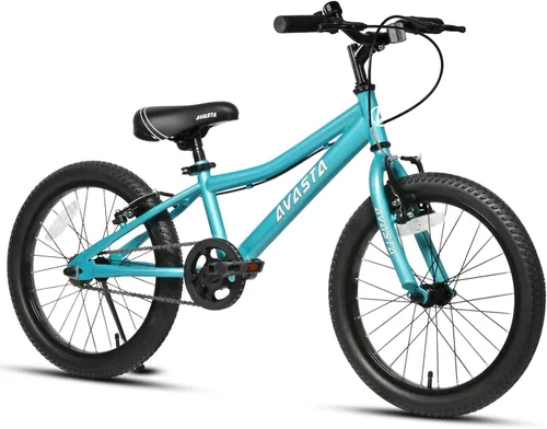 Vista 14 de AVASTA Bilbo - Bicicleta infantil de 18 20 pulgadas para niños y niñas de 5 a 10 años, estilo retro, de acero de alto carbono, con manillar