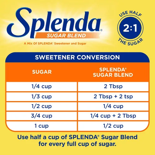 Vista 2 de Edulcorante SPLENDA de bajas calorías para hornear, mezcla de azúcar, bolsa resellable, 32 onzas