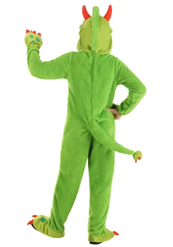 Vista 2 de Disfraz de Monstruo Verde con Manchas para Niños Multicolor