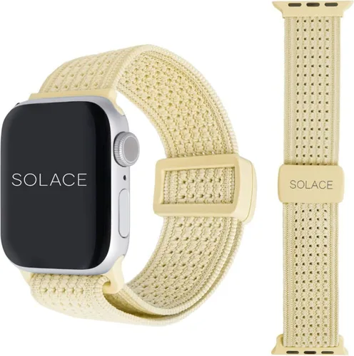 Vista 8 de Solace Sport Adapt - Correas para Apple Watch, nailon transpirable con cierre magnético, correa unisex para reloj inteligente, correa para Apple