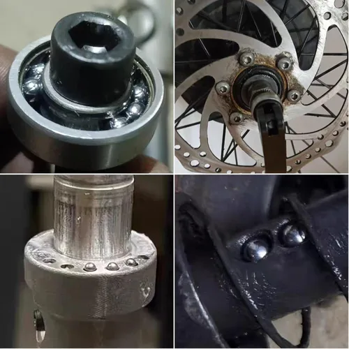 Vista 6 de HFS (R) Bolas de rodamiento de acero de aleación para bicicletas, rodamientos, piezas de automóvil 10PCS 1