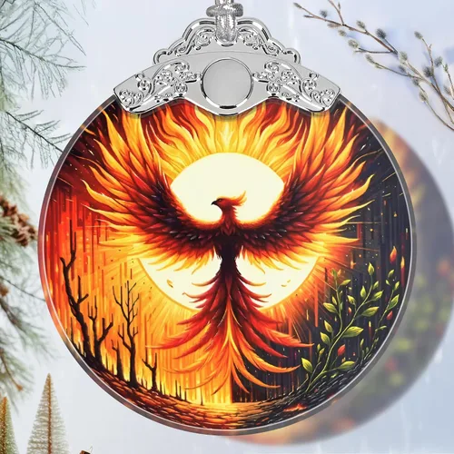 Vista 18 de Ornamento de Hada de Vidrio Emplomado de Navidad - Decoración para el Hogar - Ideas de Regalos Navideños - Intercambio de Regalos - Hada Hermosa