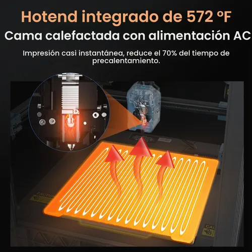 Vista 6 de Sovol SV08 Core-XY 3D Impresora Voron 2.4 de Código Abierto, Impresoras 3D de Alta Velocidad 700mm/s con Hotend Libre de Obstrucciones a 300℃ &