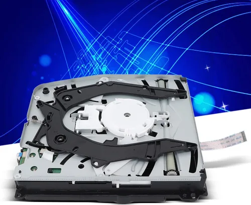 Vista 4 de Zyyini Unidad de disco portátil para reemplazo PS, pieza de reparación PS Slim -Ray DVD Disk Drive Module Recinto de repuesto para consola