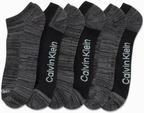 Vista 2 de Calvin Klein Mens No Show Socks - 12 Pack Soft Stretch Cushioned Casual Low Cut Socks for Men with Non Slip Heel