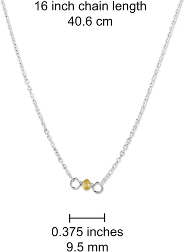 Vista 218 de Gargantilla de piedra natal – Regalo de cumpleaños, regalo para niña, mujer, amiga, hija, esposa, mamá, ella, joyas de piedras preciosas para uso