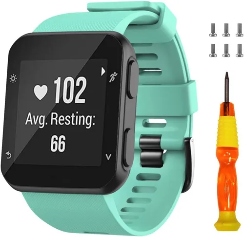 Vista 12 de NotoCity Correa de reloj de repuesto de silicona suave para Garmin Forerunner 35, compatible con Forerunner 35 Smartwatch