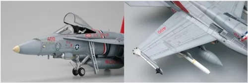 Vista 3 de Hobby Boss F/A-18C Kit de construcción de modelo de avión Hornet