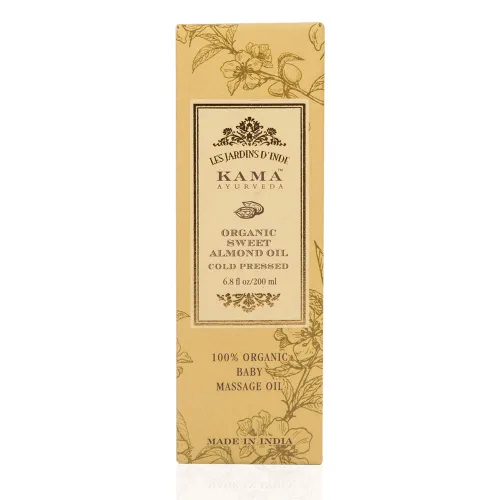 Vista 4 de Kama Ayurveda Aceite de Almendras Dulces Orgánico, 6.8 fl oz