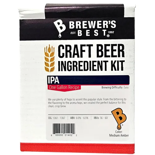Vista 16 de Brewer's Best Kit de ingredientes de cerveza casera de un galón (cerveza de trigo americana)