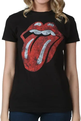 Vista 2 de Rolling Stones - Lengua envejecida para niñas, color negro, Negro