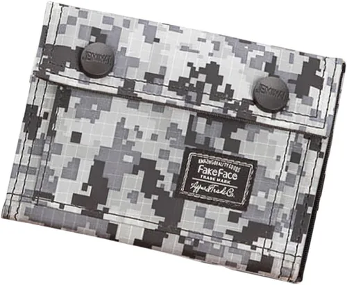 Vista 8 de Monedero corto de camuflaje para hombre y niño, con clip, tarjetero, Camuflaje jungla, Classic