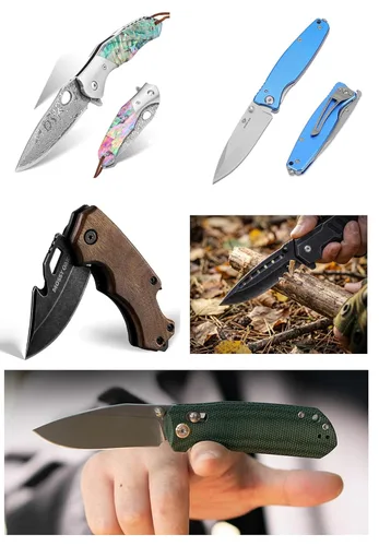Vista 5 de Alfiler de pivote para navaja de bolsillo, cuchillos plegables, tornillos y pernos, remaches de sujeción de Corby EDC, remaches de mango
