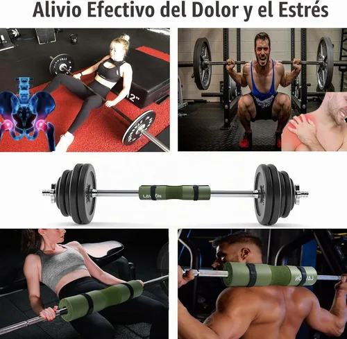 Vista 6 de Barbell Pad Set - Hip Thrusts Pads for Squat&Lunges/Bench Press Bar Padding