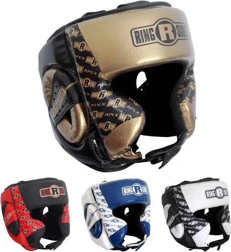 Vista 7 de Ringside Competencia - Casco de boxeo, Muay Thai, MMA, protección de cabeza para sparring con mejillas