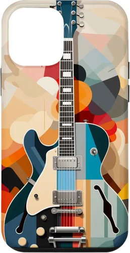 Vista 16 de Electric Guitar Abstract Art Cover Phone Case for iPhone 17