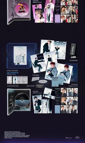 Vista 4 de THE BOYZ Phantasy_Pt.2 Sixth Sense Book+Photocard+Tracking Sealed TBZ Standard WARN Version