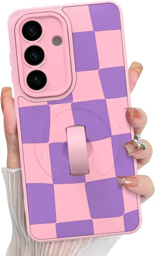 Vista 88 de KANGHAR Compatible con iPhone 17 Pro Case Spot Pattern - Negro Mancha rosada negra
