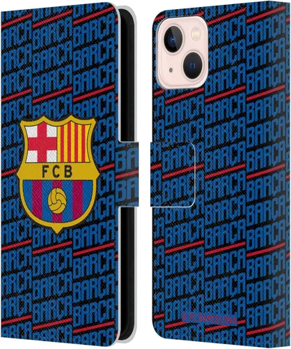 Vista 65 de Head Case Designs Funda de piel con licencia oficial del FC Barcelona Barca Crest Patterns, tipo cartera, compatible con Apple iPhone 11