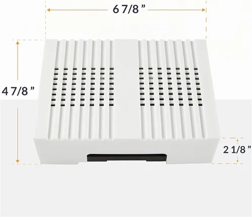 Vista 2 de Newhouse Hardware CHM4 timbre de puerta, Blanco
