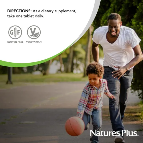 Vista 6 de Nature's Plus Potasio 99 mg - 90 tabletas - Apoya el equilibrio saludable de electrolitos, la función muscular y nerviosa y el bienestar general