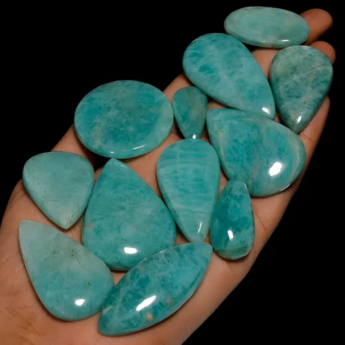 Vista 4 de Loose Gemstone Cabochons, 5 Pc Stones for Jewelry Making