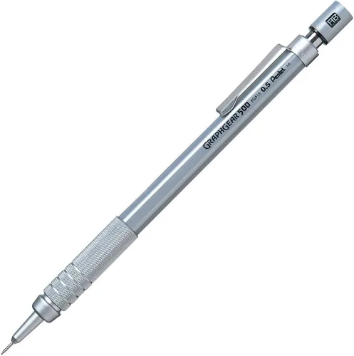 Vista 6 de Pentel Lápiz mecánico, engranaje gráfico 500, para calado, 0.035 in (PG519)