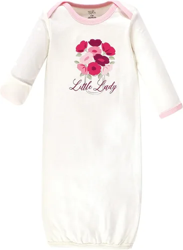 Vista 4 de Touched by Nature baby-girls Organic Cotton Gowns