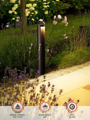 Vista 5 de LEONLITE 5CCT - Luces de paisaje de bajo voltaje, luces LED antirreflejos de 5 W, carcasa de aluminio fundido a presión, impermeable IP65